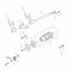 Tiger 1050 SE Gear selector drum > eng no 340169