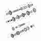 Tiger 1050 SE Transmission - eng no 536533 >