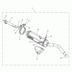 Tiger 800 Silencer, slip-on, arrow