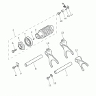 Tiger 800 Gear selector drum