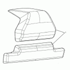 Tiger 800 Backrest, topbox