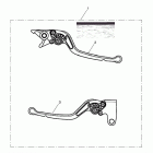 Tiger 800 Lever kit, adj, std, long