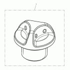 Tiger 800 Oil filler cap, red