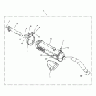 Tiger 800XC Silencer, slip-on, arrow