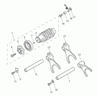 Tiger 800XC Gear selector drum