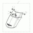 Tiger 800XC Front mudguard extension kit