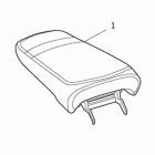Tiger 800XC Seat, gel, pillion