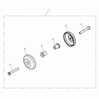 Tiger 800XC Swing arm pivot cover kit