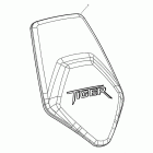 Tiger 800XC Tank pad rubber
