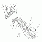 Tiger Explorer Rear mudguard & battery box