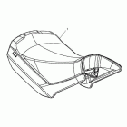 Tiger Explorer Rider seat, low, assy
