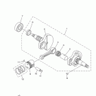 TTR110E TTR110EB Коленчатый вал и Поршень