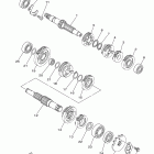 TTR125LE TTR125LEB ТРАНСМИССИЯ