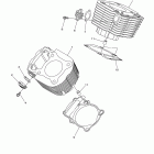 V STAR 950 XVS95BCR/XVS95BS/XVS95BCS/XVS95BR Цилиндр