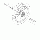 WR250F WR250FB Переднее колесо