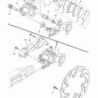 WR25RB WR25RBCL/WR25RBL Задний тормозной суппорт