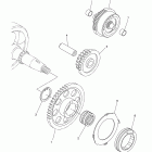 WR25RB WR25RBCL/WR25RBL Муфта стартера