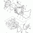YZ125 YZ125B1 Крышка картера двигателя