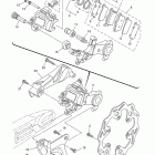 YZ125 YZ125B1 Задний тормозной суппорт