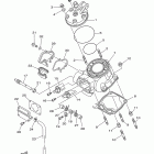 YZ125 YZ125B1 ГОЛОВКА ЦИЛИНДРА