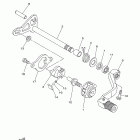YZ125 YZ125B1 Вал переключения