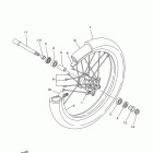 YZ250 YZ250B2 Переднее колесо