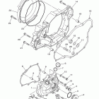 YZ450FB YZ450FBL/YZ450FBW Крышка картера двигателя