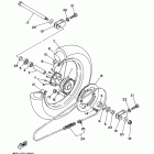 YZ85 YZ85B Заднее колесо
