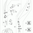 690 DUKE WHITE CHASSIS ТОПЛИВНЫЙ НАСОС