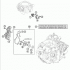 690 DUKE WHITE ENGINE ВОДЯНОЙ НАСОС
