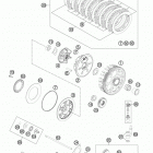 350 XCFW ENGINE Сцепление