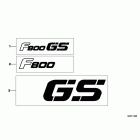 F800GS (K72) Наклейки