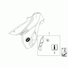 F800GS (K72) Set of wind deflectors
