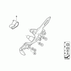 F800R (K73) Кронштейны подножек