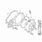 G650GS Sertao (R134) Крышки двигателя левая