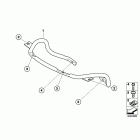 G650GS Sertao (R134) Tube for trim cover holder