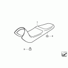 G650GS Sertao (R134) Сиденье, высокое