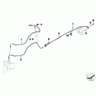 K1600GTL (K48) Brake line, integral abs, rear
