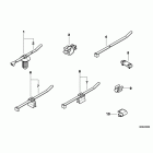 K1600GTL (K48) Engine wiring harness bracket