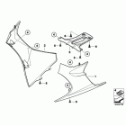K1600GTL (K48) Grill trim, plastic