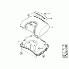 K1600GTL (K48) Top case cover