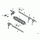 K1600GTL (K48) Inside shift-control components