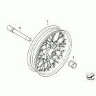 R1200R 10+ (K27) Переднее колесо ,спицованное