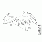R1200RT 10+ (K26) Брызговик передний