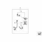 R1200RT 10+ (K26) Retrofit kit, power socket, rear