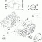 150 SX ENGINE Картер двигателя