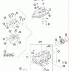 250 SXF ENGINE ГОЛОВКА ЦИЛИНДРА