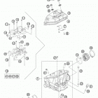 250 XCFW ENGINE ГОЛОВКА ЦИЛИНДРА