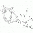 250 XCW CHASSIS Подножки