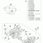 350 XCFW ENGINE Картер двигателя